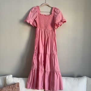 MONKI - Super cute pink dress, works as maternity too!
